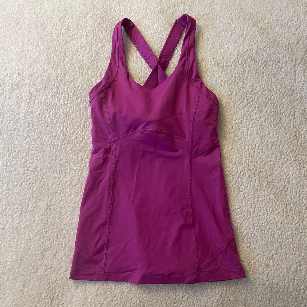 Lululemon Kanto Catch Me Now Tank Purple Size 2